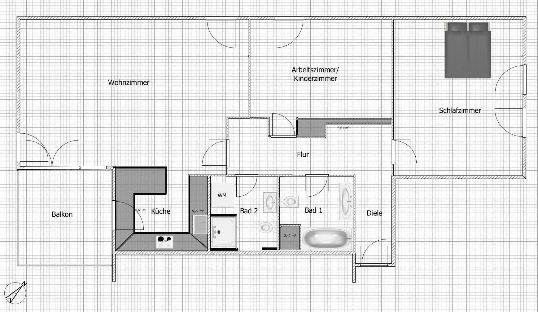Prodej bytu 3+1 121 m², Berlin, Berlín Prodej bytu 3+1 121 m², Berlin, Berlín