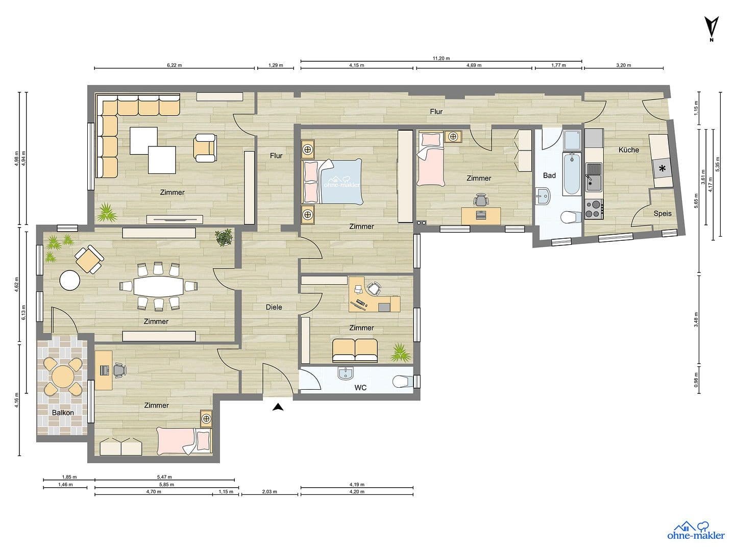Prodej bytu 6+1 202 m², Berlin, Berlín Prodej bytu 6+1 202 m², Berlin, Berlín