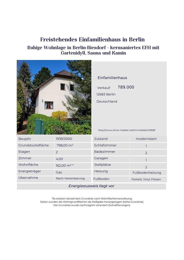 Prodej domu 162 m², pozemek 798 m², Berlin, Berlín Prodej domu 162 m², pozemek 798 m², Berlin, Berlín