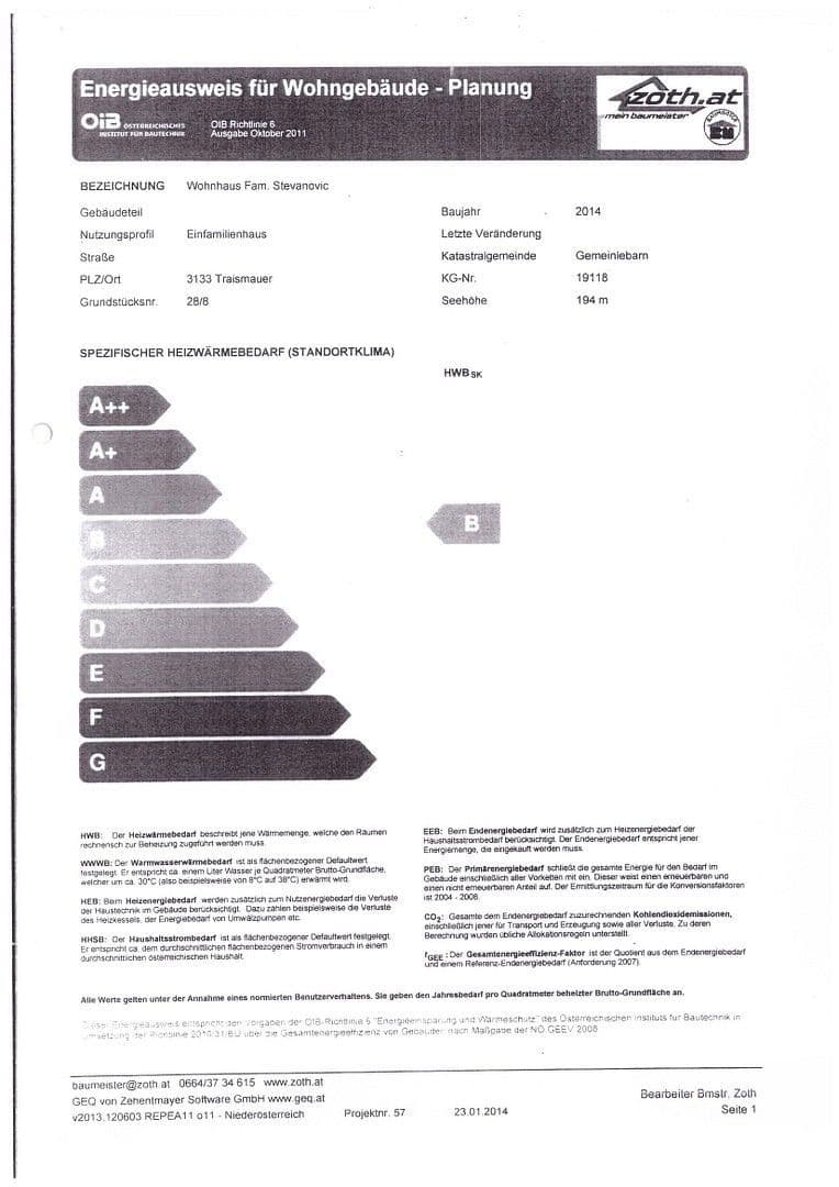 Prodej domu 101 m², pozemek 700 m², Tullner Straße 35, Traismauer, Dolní Rakousko Prodej domu 101 m², pozemek 700 m², Tullner Straße 35, Traismauer, Dolní Rakousko