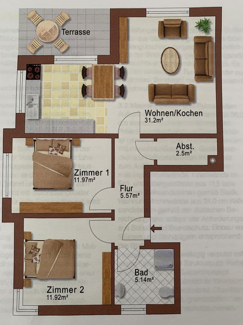 Prodej bytu 3+1 73 m², Korswandt, Mecklenburg-Vorpommern Prodej bytu 3+1 73 m², Korswandt, Mecklenburg-Vorpommern