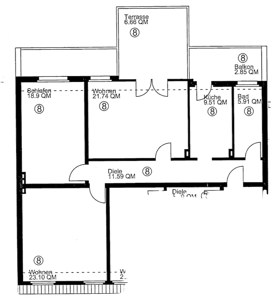 Pronájem bytu 3+1 100 m², Rellinghauser Str 281, Essen, Severní Porýní-Vestfálsko Pronájem bytu 3+1 100 m², Rellinghauser Str 281, Essen, Severní Porýní-Vestfálsko
