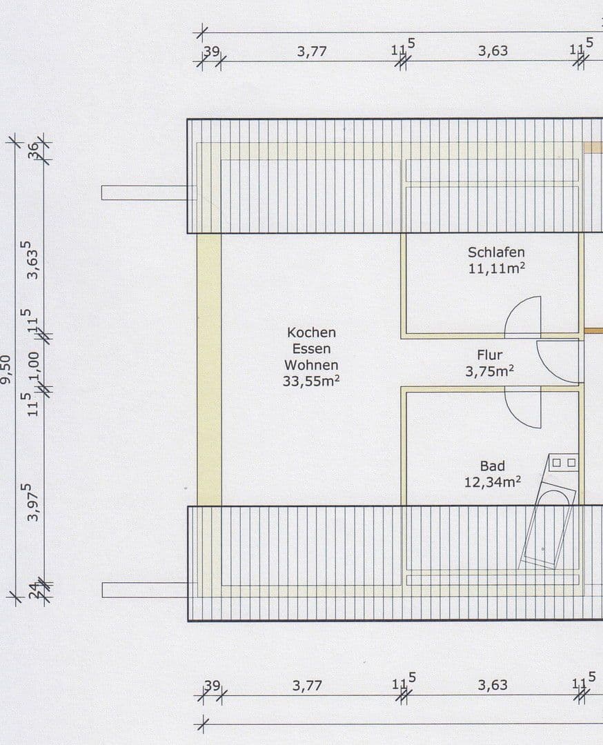 Pronájem bytu 2+1 56 m², Rathausstr. 22, Neckarsulm, Bádensko-Württembersko Pronájem bytu 2+1 56 m², Rathausstr. 22, Neckarsulm, Bádensko-Württembersko