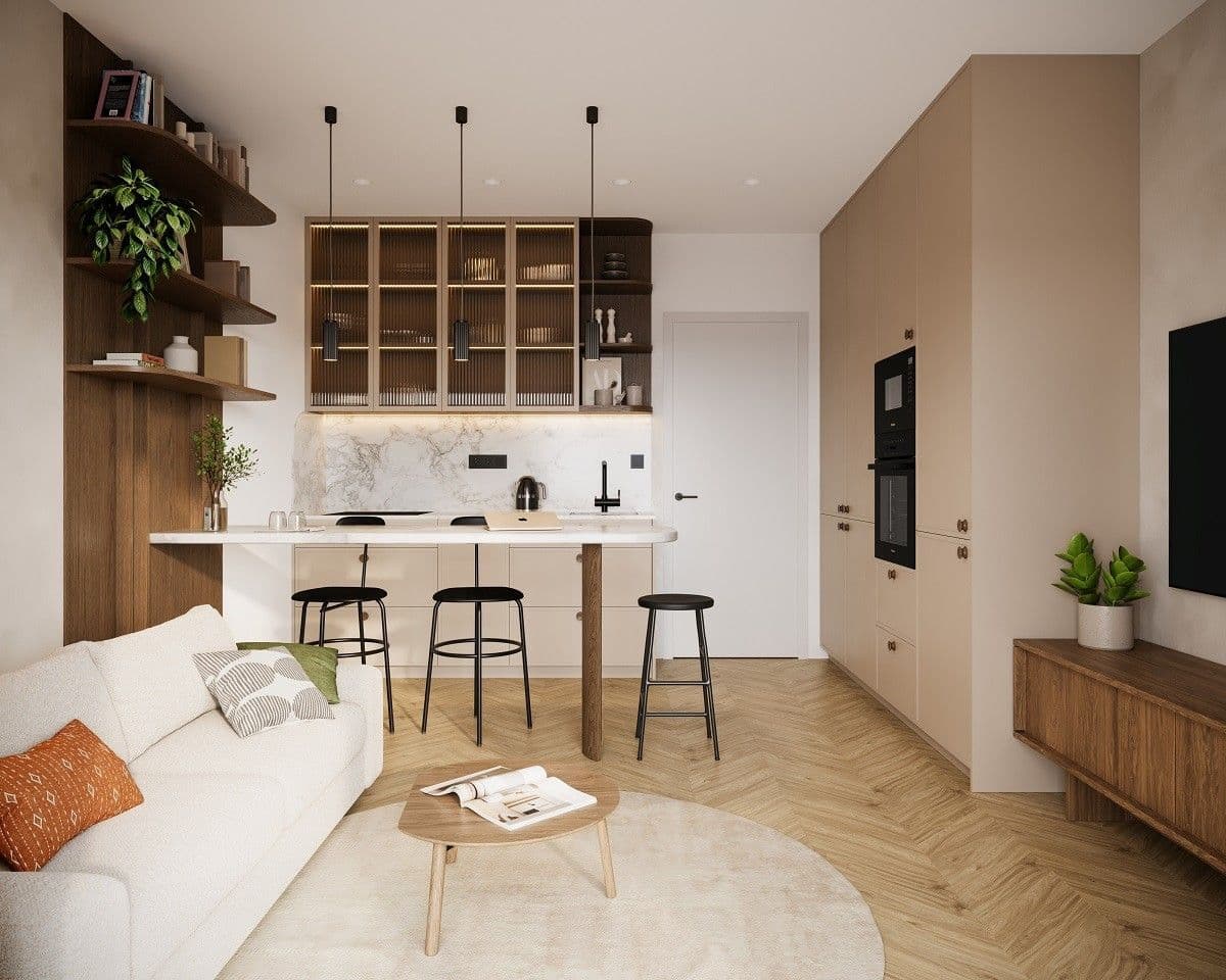 Prodej bytu 1+kk 29 m², K Botiči, Praha, Praha Prodej bytu 1+kk 29 m², K Botiči, Praha, Praha