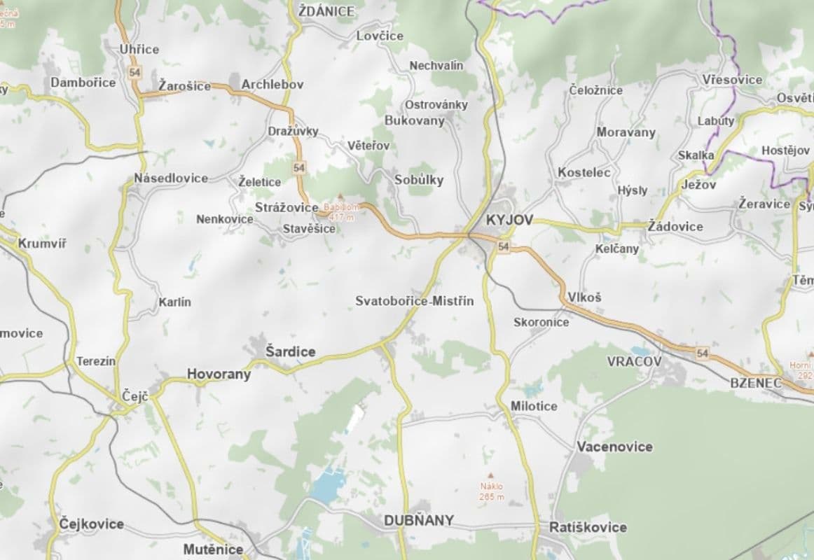 Prodej pozemku 1.846 m², Šardice, Jihomoravský kraj Prodej pozemku 1.846 m², Šardice, Jihomoravský kraj