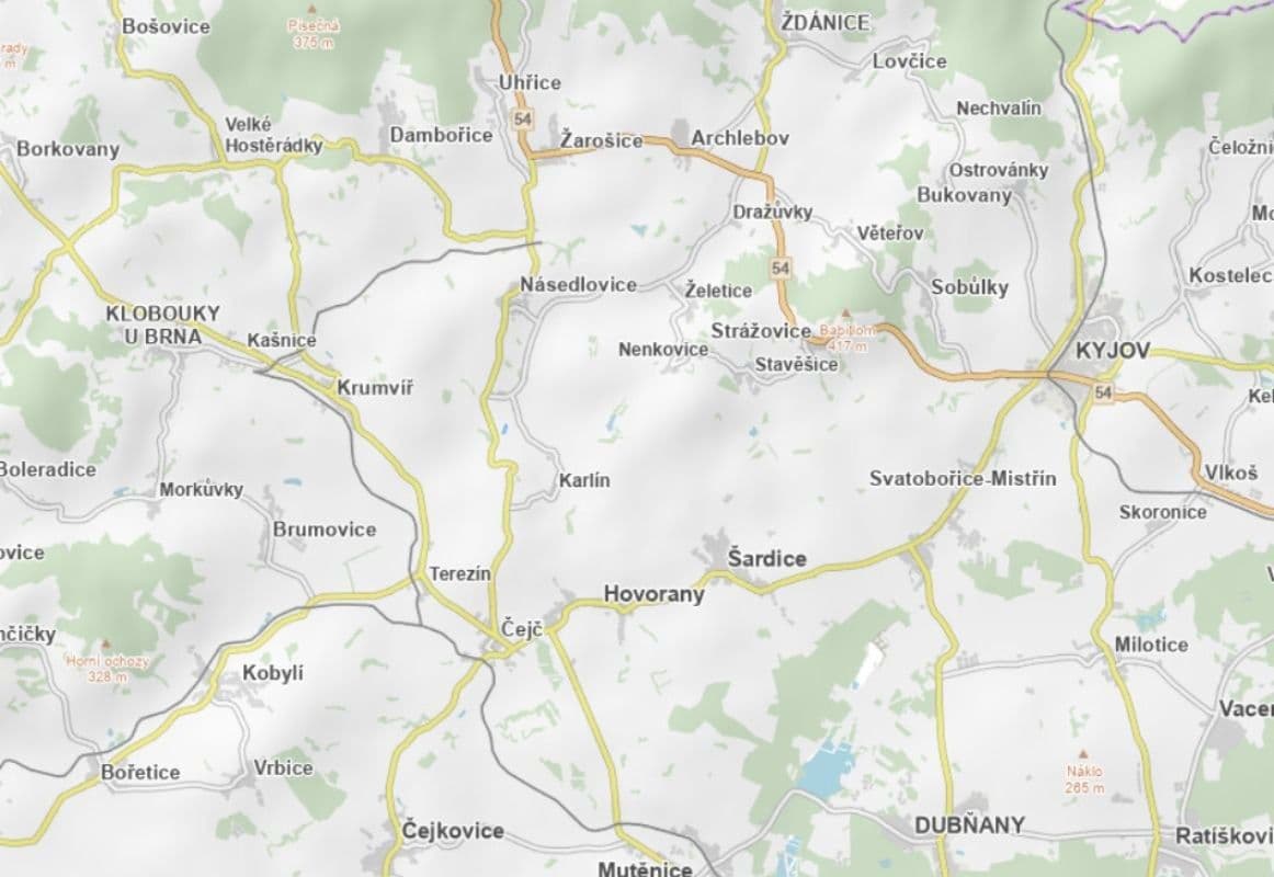 Prodej pozemku 1.680 m², Násedlovice, Jihomoravský kraj Prodej pozemku 1.680 m², Násedlovice, Jihomoravský kraj