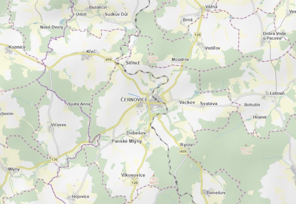 Prodej pozemku 1.495 m², Černovice, Kraj Vysočina Prodej pozemku 1.495 m², Černovice, Kraj Vysočina
