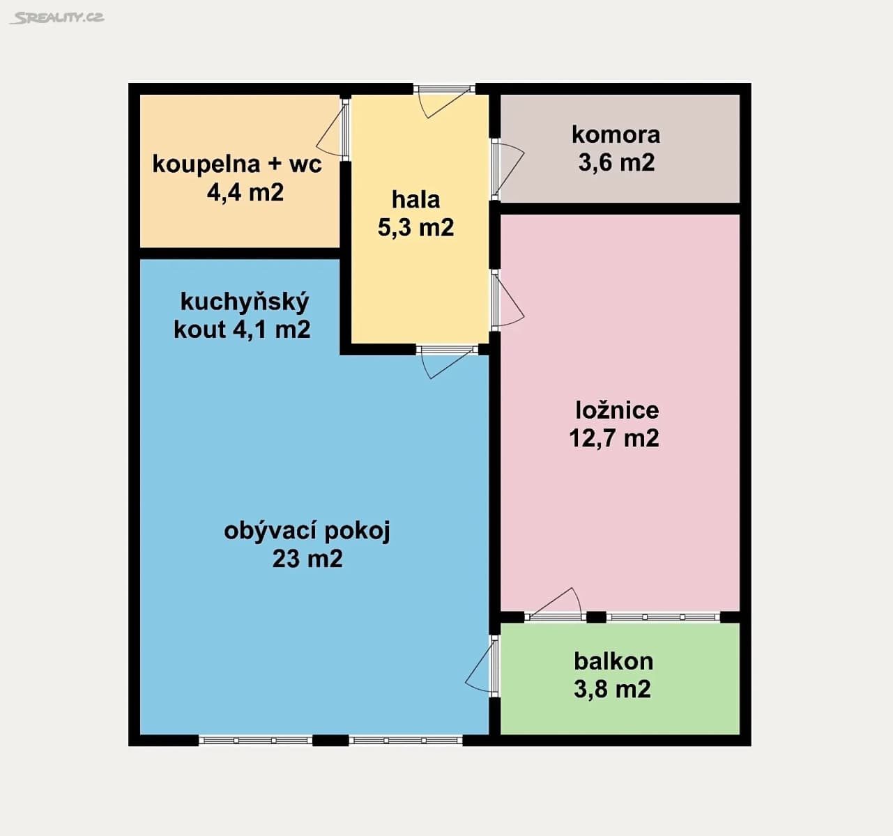 Prodej bytu 2+kk 57 m², Nad Šestikopy, Praha, Praha Prodej bytu 2+kk 57 m², Nad Šestikopy, Praha, Praha