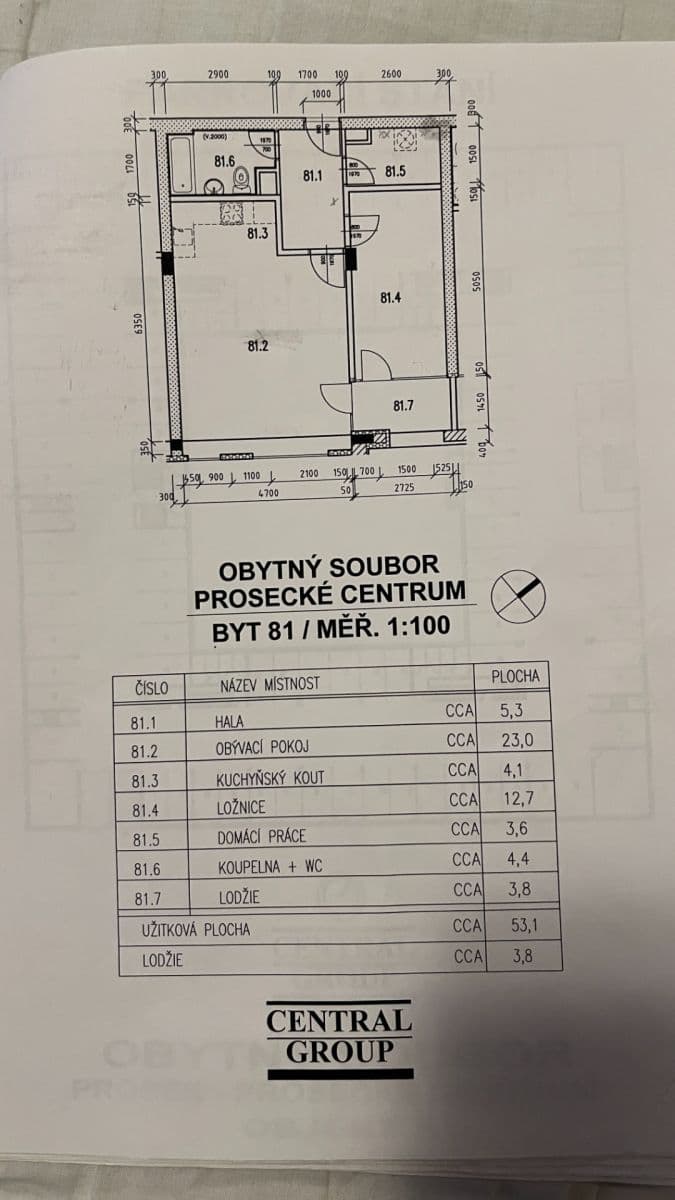 Prodej bytu 2+kk 57 m², Nad Šestikopy, Praha, Praha Prodej bytu 2+kk 57 m², Nad Šestikopy, Praha, Praha