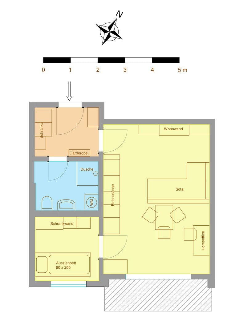 Pronájem bytu 2+1 37 m², Graz, Štýrsko Pronájem bytu 2+1 37 m², Graz, Štýrsko