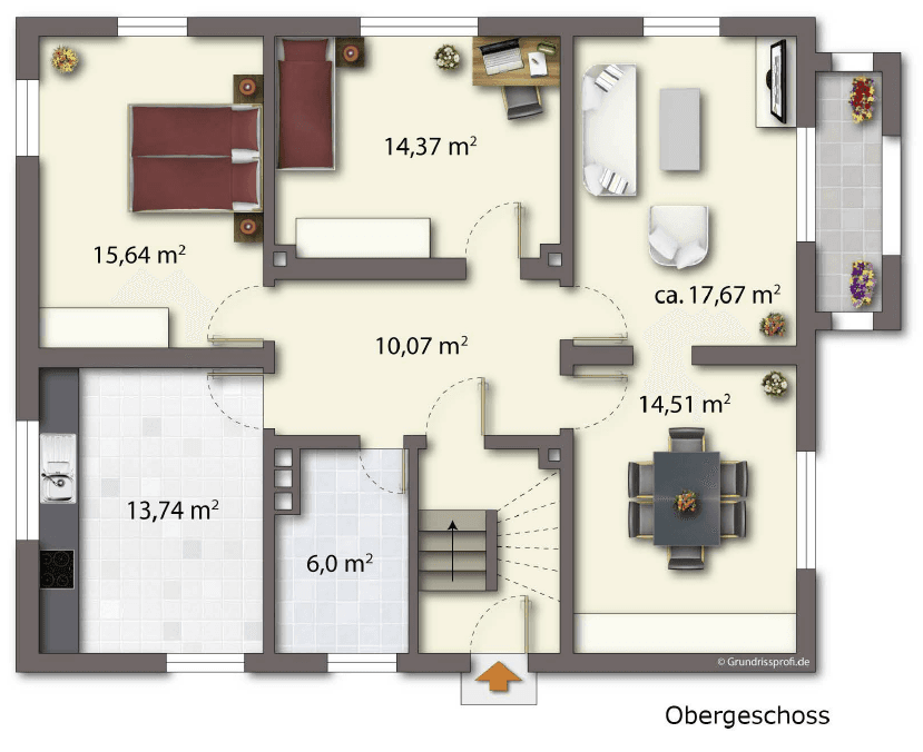 Prodej domu 250 m², pozemek 420 m², Fallbachstraße 13, Erlensee, Hessen Prodej domu 250 m², pozemek 420 m², Fallbachstraße 13, Erlensee, Hessen