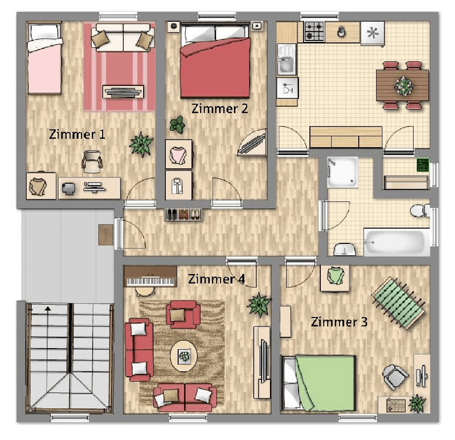 Pronájem bytu 3+1 82 m², Karl-Liebknechtstr. 28, Ilmenava, Durynsko Pronájem bytu 3+1 82 m², Karl-Liebknechtstr. 28, Ilmenava, Durynsko