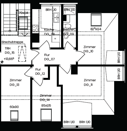 Pronájem bytu 4+1 68 m², Stuttgart, Bádensko-Württembersko Pronájem bytu 4+1 68 m², Stuttgart, Bádensko-Württembersko