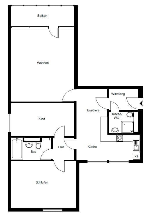 Pronájem bytu 3+1 86 m², Dolmanstraße 56, Bergisch Gladbach, Severní Porýní-Vestfálsko Pronájem bytu 3+1 86 m², Dolmanstraße 56, Bergisch Gladbach, Severní Porýní-Vestfálsko
