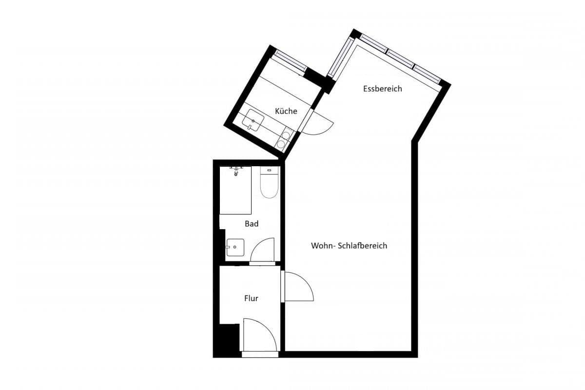 Prodej bytu 1+1 29 m², München, Bavorsko Prodej bytu 1+1 29 m², München, Bavorsko