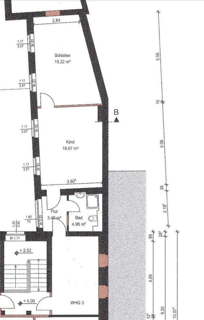 Pronájem bytu 2+1 65 m², Niederstraße 62, Krefeld, Severní Porýní-Vestfálsko Pronájem bytu 2+1 65 m², Niederstraße 62, Krefeld, Severní Porýní-Vestfálsko