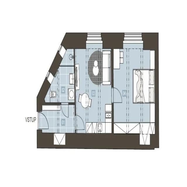 Prodej bytu 2+kk 51 m², Jeseniova, Praha, Praha Prodej bytu 2+kk 51 m², Jeseniova, Praha, Praha