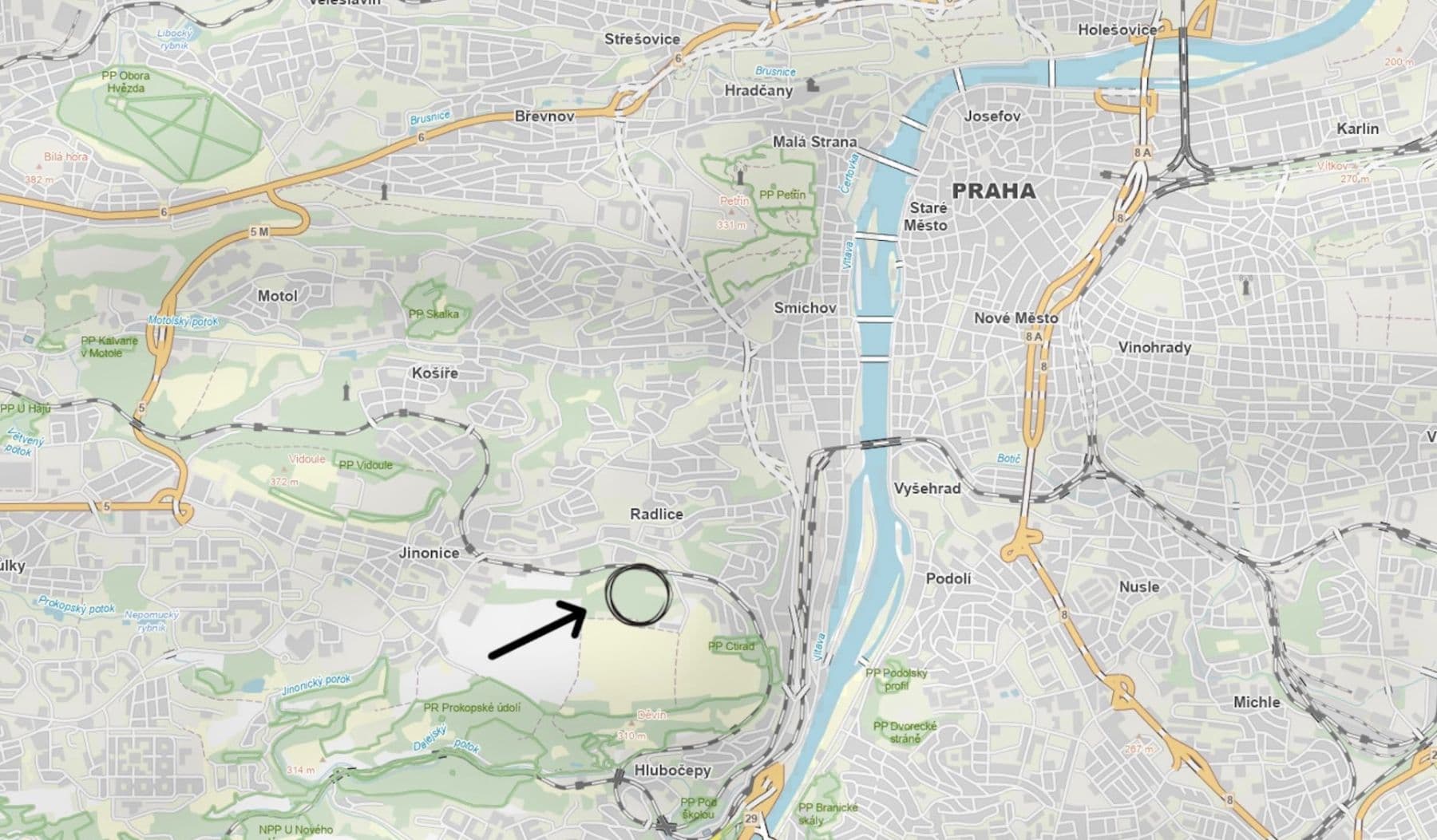 Prodej pozemku 18.966 m², Praha, Praha Prodej pozemku 18.966 m², Praha, Praha