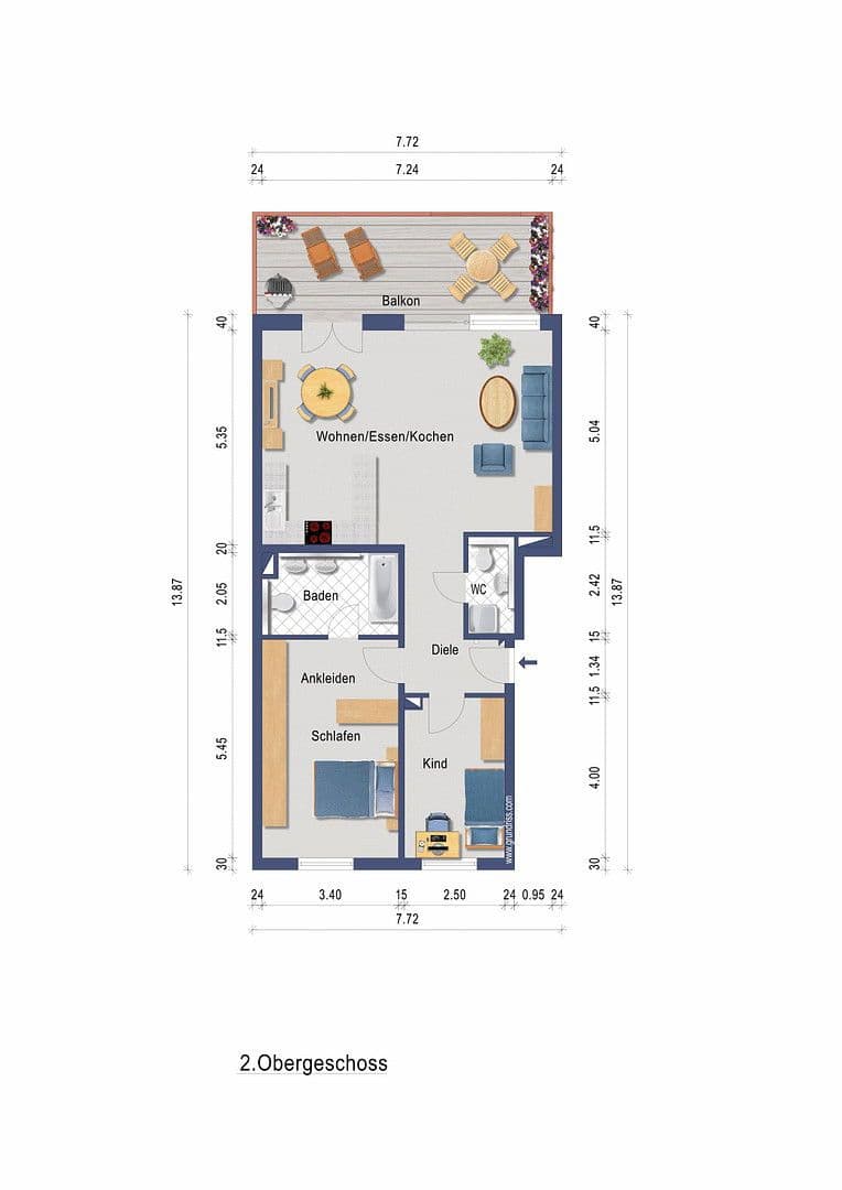 Prodej bytu 3+1 88 m², Langen, Hessen Prodej bytu 3+1 88 m², Langen, Hessen
