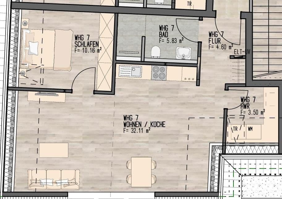 Pronájem bytu 3+1 42 m², Ledebourstraße 2-3, Diepholz, Dolní Sasko Pronájem bytu 3+1 42 m², Ledebourstraße 2-3, Diepholz, Dolní Sasko
