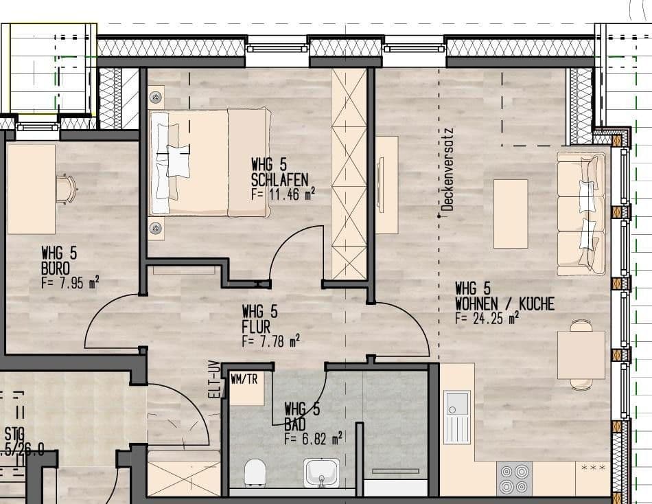 Pronájem bytu 3+1 42 m², Ledebourstraße 2-3, Diepholz, Dolní Sasko Pronájem bytu 3+1 42 m², Ledebourstraße 2-3, Diepholz, Dolní Sasko