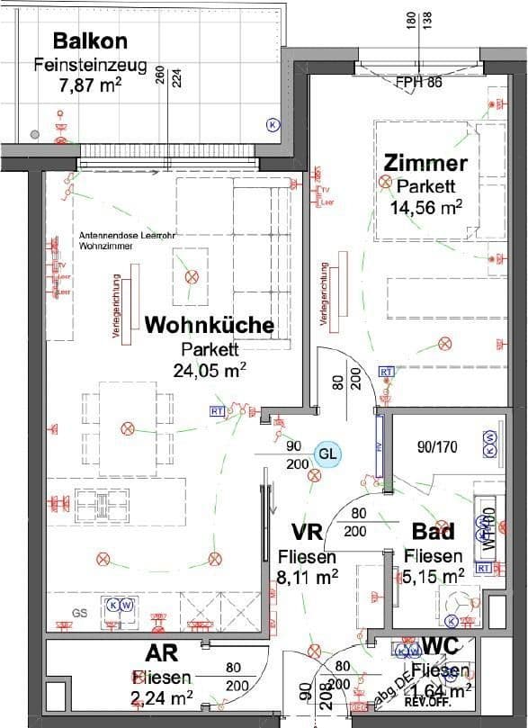 Pronájem bytu 2+1 56 m², Pastorstraße 28, Wien, Wien Pronájem bytu 2+1 56 m², Pastorstraße 28, Wien, Wien