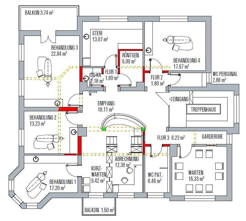 Prodej kanceláře 455 m², Mosbach, Bádensko-Württembersko Prodej kanceláře 455 m², Mosbach, Bádensko-Württembersko