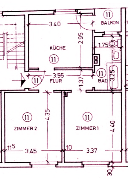 Pronájem bytu 2+1 52 m², Reichklarastr. 2a, Mainz, Porýní-Falc Pronájem bytu 2+1 52 m², Reichklarastr. 2a, Mainz, Porýní-Falc