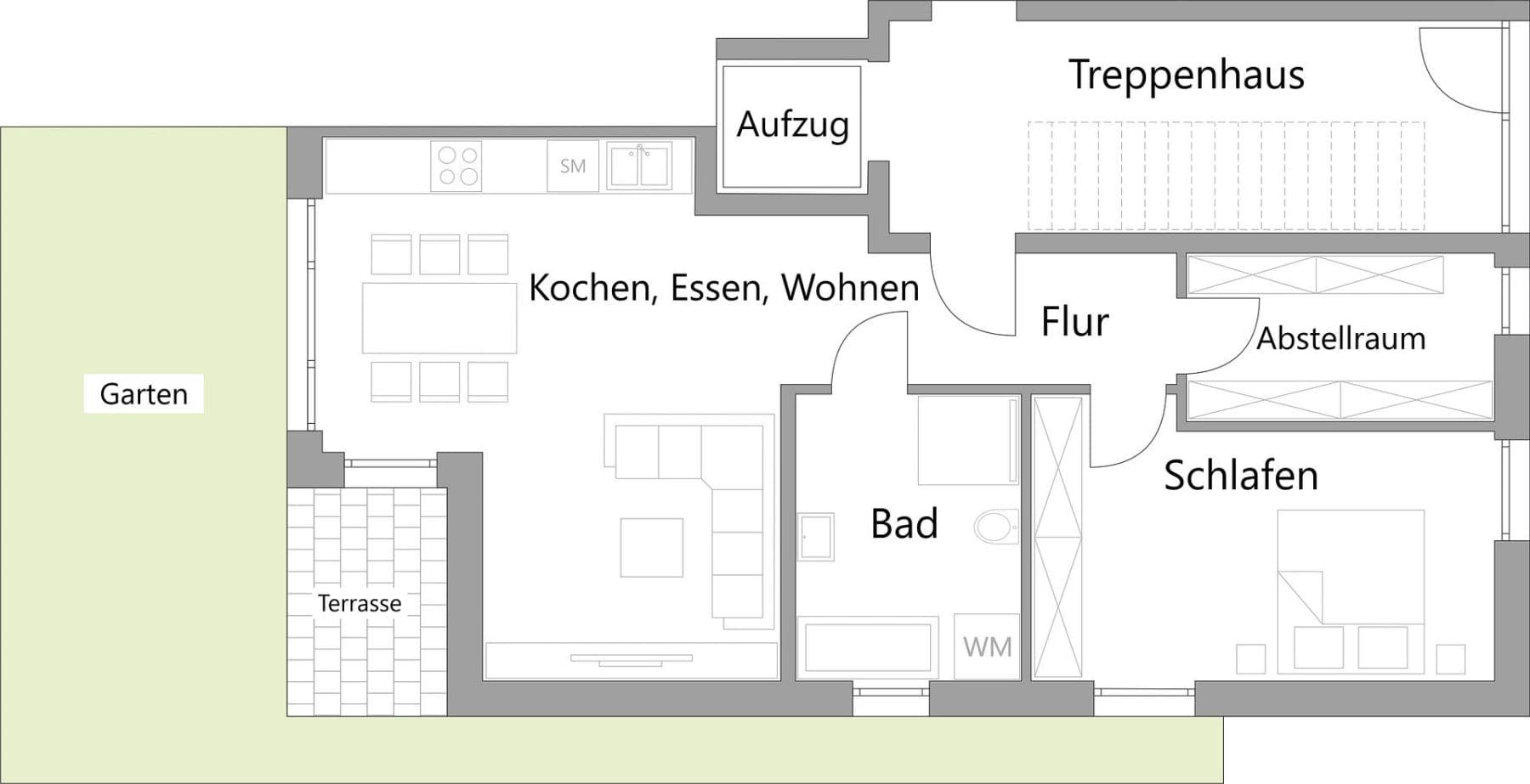 Pronájem bytu 2+1 70 m², Neunkirchen-Seelscheid, Severní Porýní-Vestfálsko Pronájem bytu 2+1 70 m², Neunkirchen-Seelscheid, Severní Porýní-Vestfálsko