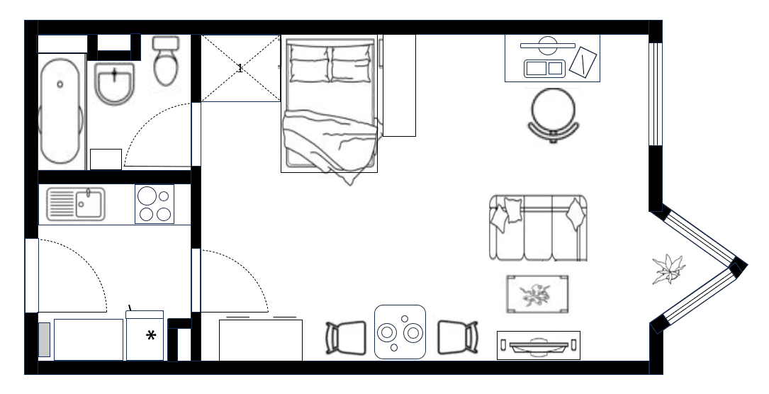 Pronájem bytu 1+1 42 m², Koldestraße 8, Erlangen, Bavorsko Pronájem bytu 1+1 42 m², Koldestraße 8, Erlangen, Bavorsko
