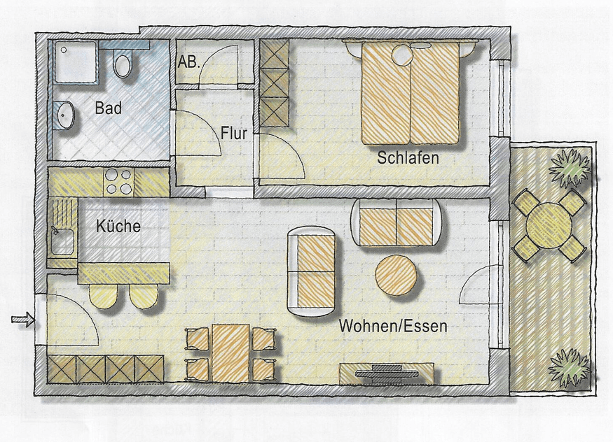 Prodej bytu 2+kk 59 m², Vor dem Klosterwald 31, Villingen-Schwenningen, Bádensko-Württembersko Prodej bytu 2+kk 59 m², Vor dem Klosterwald 31, Villingen-Schwenningen, Bádensko-Württembersko