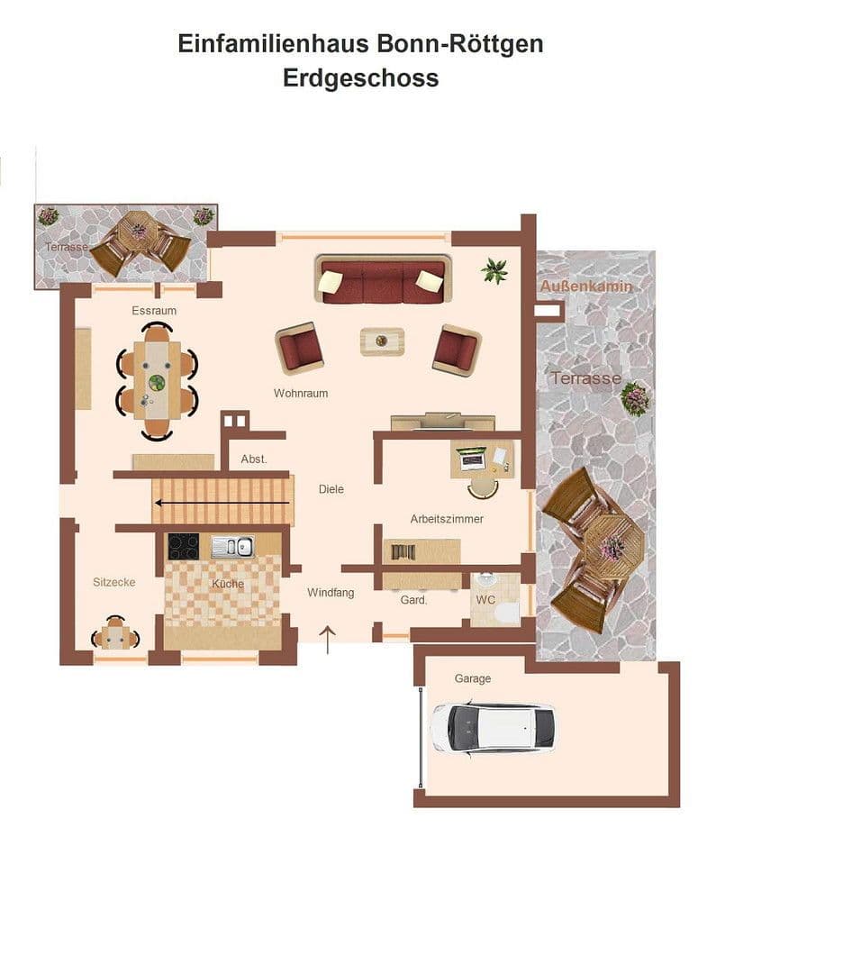 Prodej domu 140 m², pozemek 835 m², Bonn, Severní Porýní-Vestfálsko Prodej domu 140 m², pozemek 835 m², Bonn, Severní Porýní-Vestfálsko