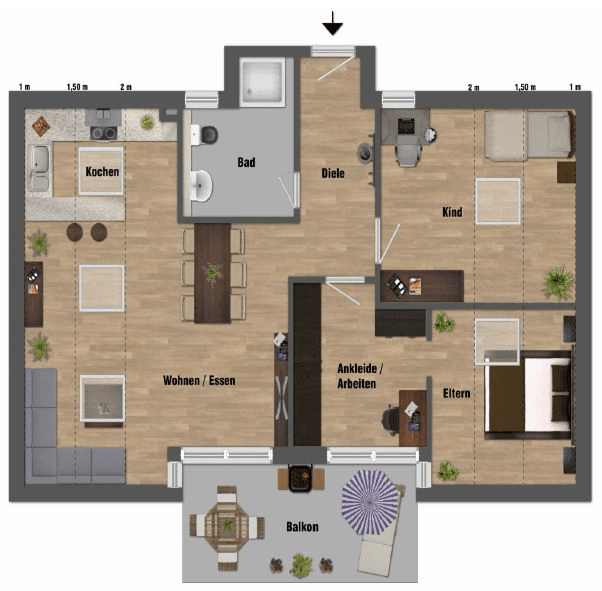 Pronájem bytu 4+1 71 m², Stuttgart-Plieningen, Bádensko-Württembersko Pronájem bytu 4+1 71 m², Stuttgart-Plieningen, Bádensko-Württembersko