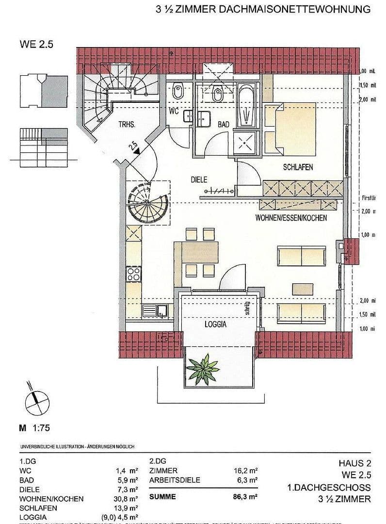 Prodej bytu 3+kk 86 m², Walheim, Bádensko-Württembersko Prodej bytu 3+kk 86 m², Walheim, Bádensko-Württembersko
