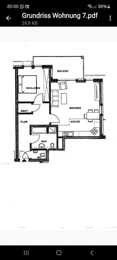 Pronájem bytu 2+1 71 m², Remagen, Porýní-Falc Pronájem bytu 2+1 71 m², Remagen, Porýní-Falc