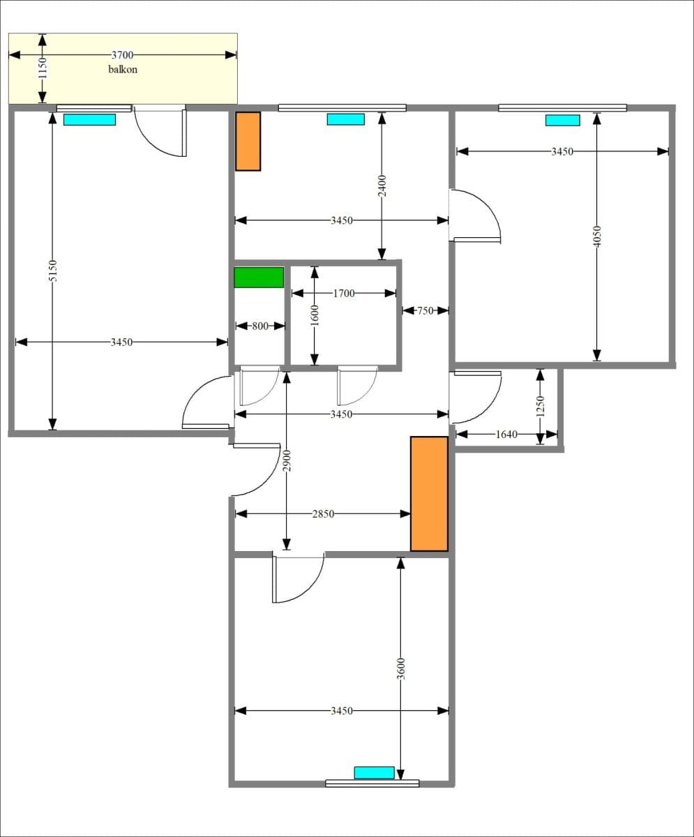 Pronájem bytu 3+1 71 m², Jungmannova, Hradec Králové, Královéhradecký kraj Pronájem bytu 3+1 71 m², Jungmannova, Hradec Králové, Královéhradecký kraj