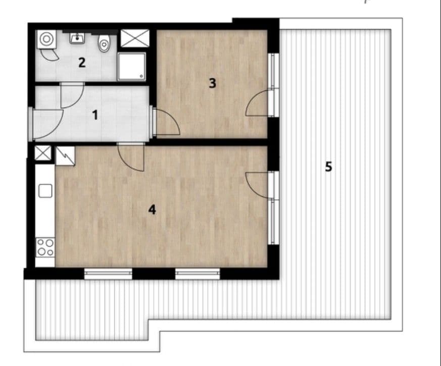 Pronájem bytu 2+kk 94 m², Werichova, Praha, Praha Pronájem bytu 2+kk 94 m², Werichova, Praha, Praha