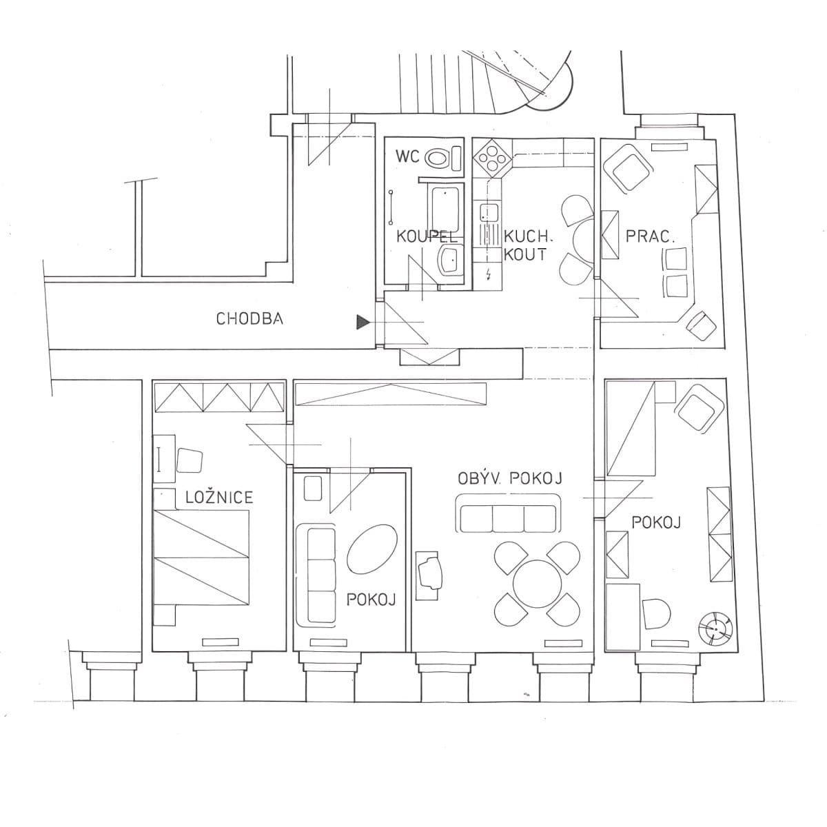 Prodej bytu 4+kk 102 m², U Půjčovny, Praha, Praha Prodej bytu 4+kk 102 m², U Půjčovny, Praha, Praha