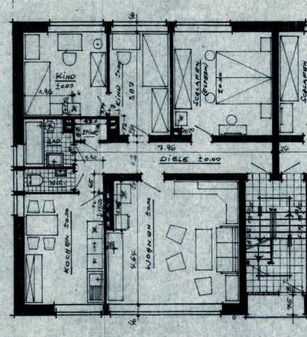 Pronájem bytu 4+1 84 m², Willibrordstraße 69, Herzogenrath, Severní Porýní-Vestfálsko Pronájem bytu 4+1 84 m², Willibrordstraße 69, Herzogenrath, Severní Porýní-Vestfálsko