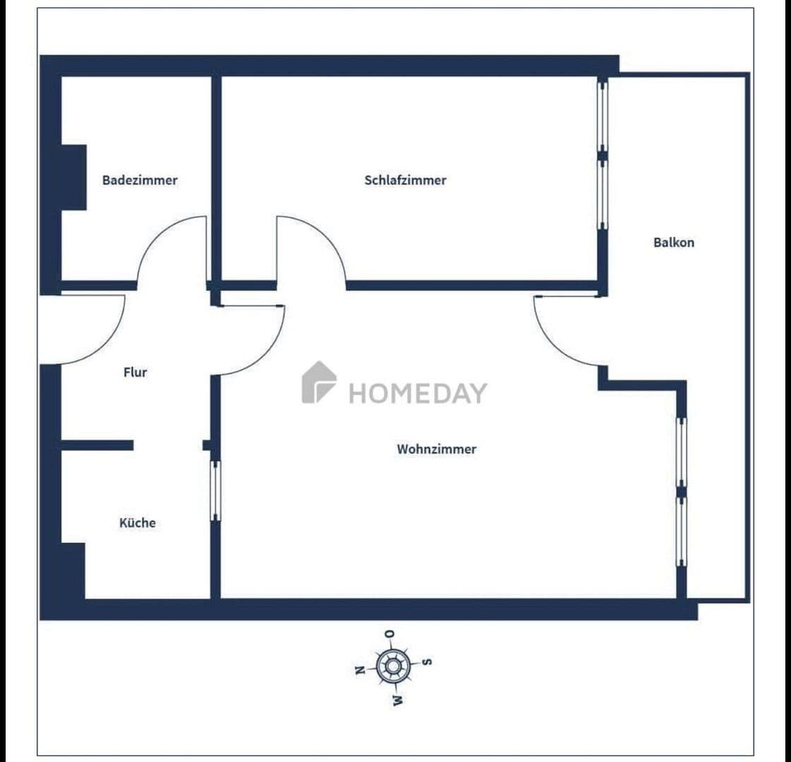 Pronájem bytu 2+1 42 m², Max-Planck-Straße 28, Straubing, Bavorsko Pronájem bytu 2+1 42 m², Max-Planck-Straße 28, Straubing, Bavorsko