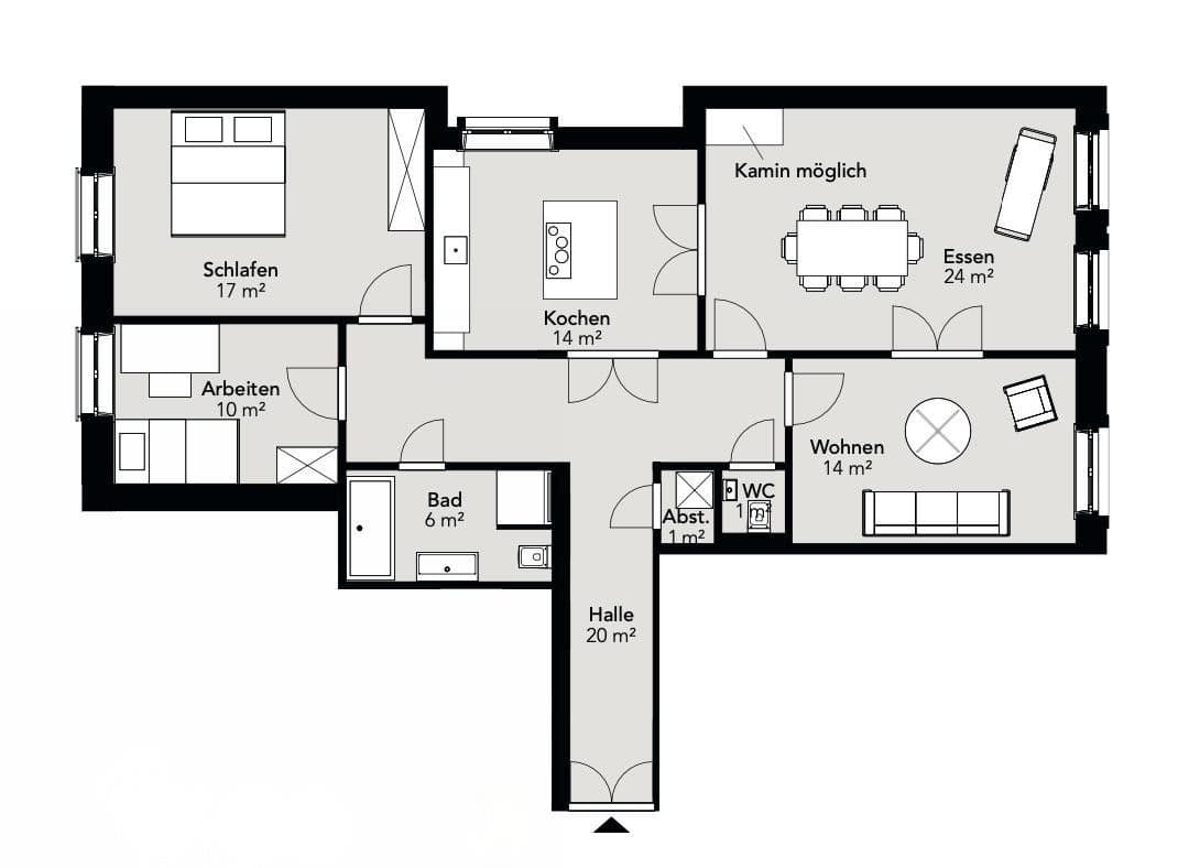 Prodej bytu 4+1 108 m², Hamburg, Hamburg Prodej bytu 4+1 108 m², Hamburg, Hamburg