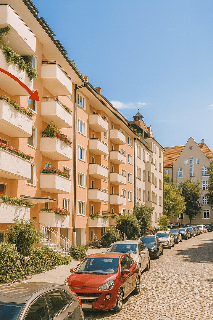 Pronájem bytu 1+1 80 m², Gentzstr, München, Bavorsko Pronájem bytu 1+1 80 m², Gentzstr, München, Bavorsko