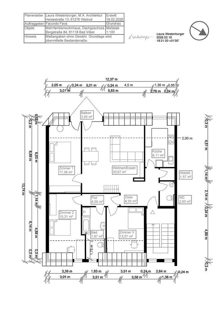 Prodej bytu 4+1 115 m², Bad Vilbel, Hessen Prodej bytu 4+1 115 m², Bad Vilbel, Hessen