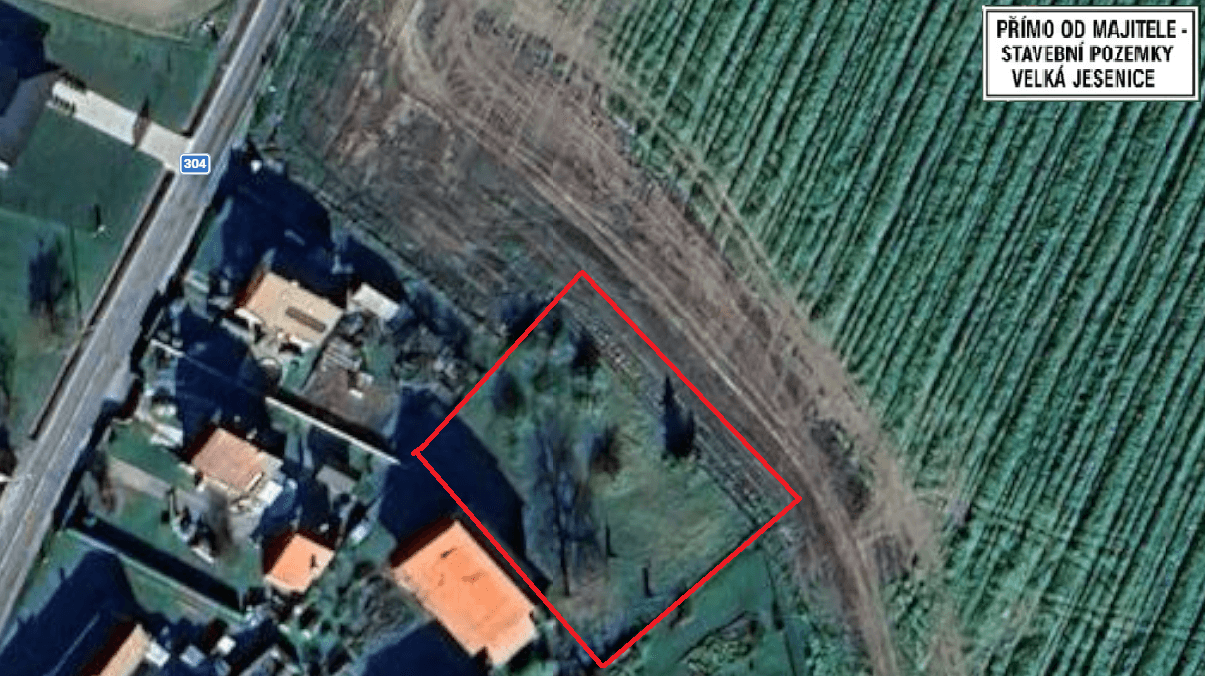 Prodej pozemku 928 m², Velká Jesenice, Královéhradecký kraj Prodej pozemku 928 m², Velká Jesenice, Královéhradecký kraj