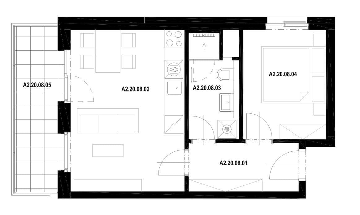 Pronájem bytu 2+kk 43 m², Jáchymovská, Praha, Praha Pronájem bytu 2+kk 43 m², Jáchymovská, Praha, Praha