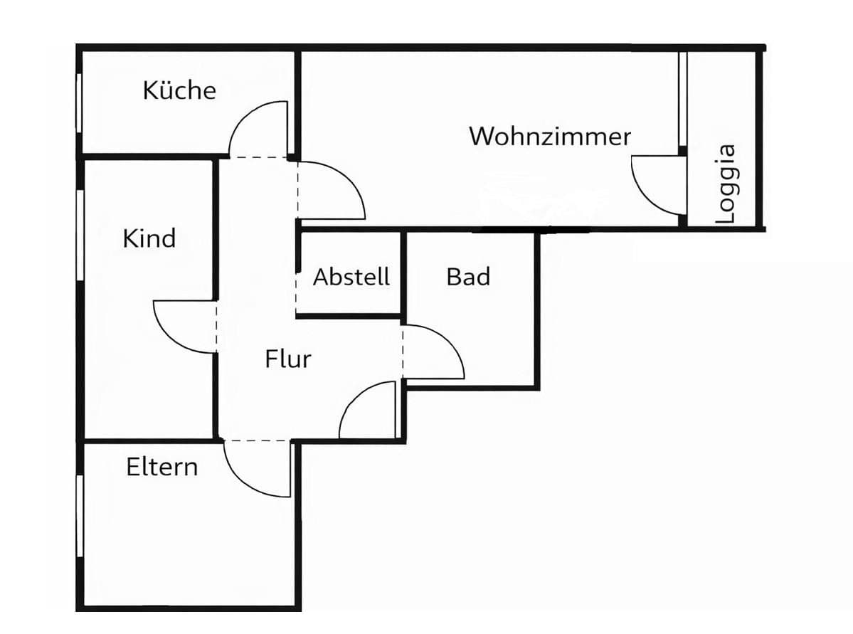 Pronájem bytu 3+1 80 m², Katharinengasse 13, Gießen, Hessen Pronájem bytu 3+1 80 m², Katharinengasse 13, Gießen, Hessen