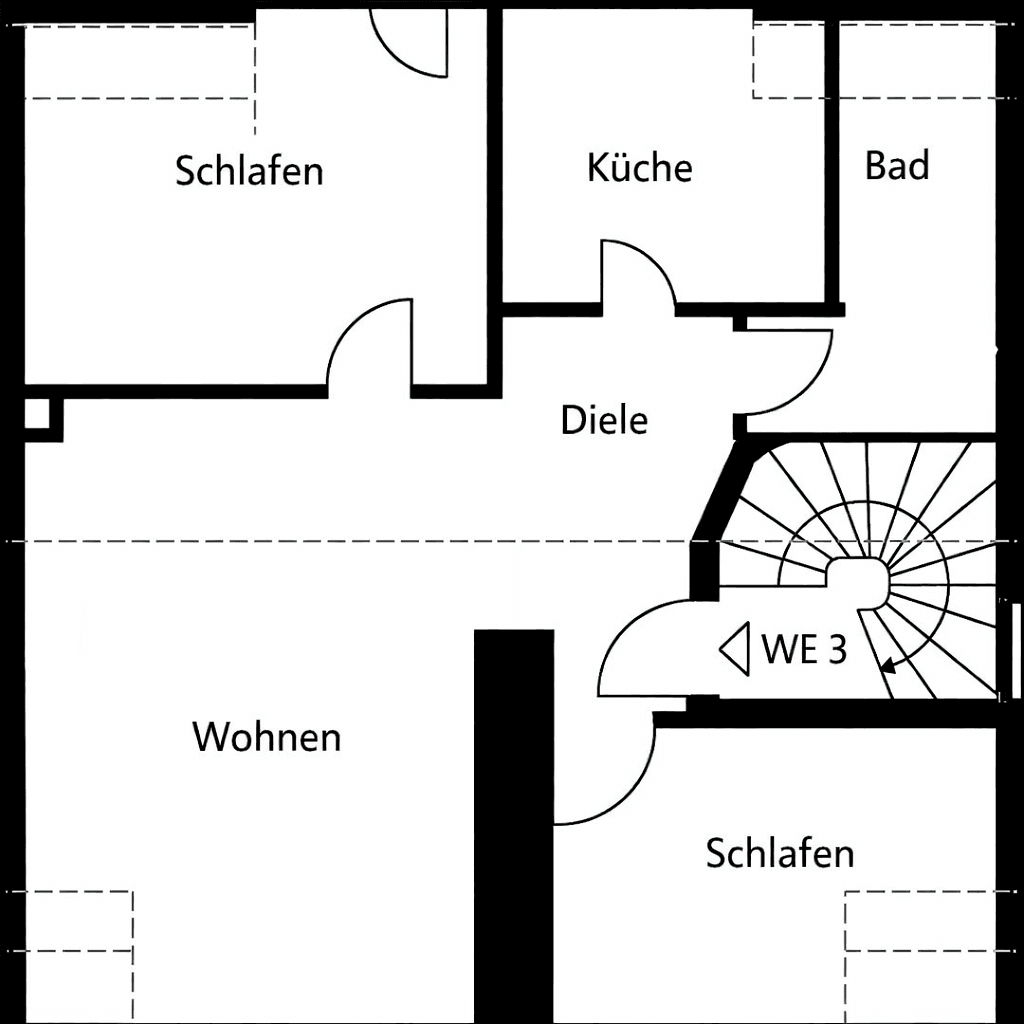 Prodej bytu 4+1 98 m², Essen, Severní Porýní-Vestfálsko Prodej bytu 4+1 98 m², Essen, Severní Porýní-Vestfálsko