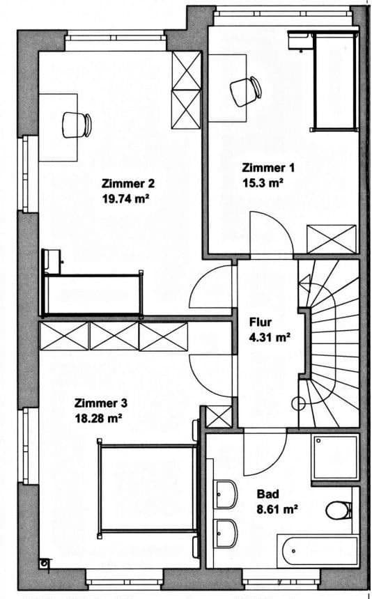 Pronájem domu 169 m², pozemek 352 m², Telgte, Severní Porýní-Vestfálsko Pronájem domu 169 m², pozemek 352 m², Telgte, Severní Porýní-Vestfálsko