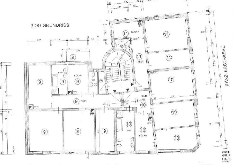 Pronájem bytu 2+1 53 m², Henriettenstr 23, Chemnitz, Sasko Pronájem bytu 2+1 53 m², Henriettenstr 23, Chemnitz, Sasko