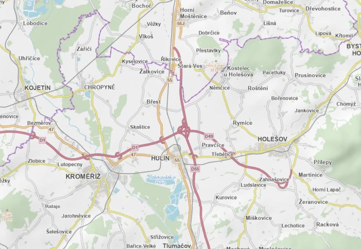 Prodej pozemku 5.157 m², Hulín, Zlínský kraj Prodej pozemku 5.157 m², Hulín, Zlínský kraj